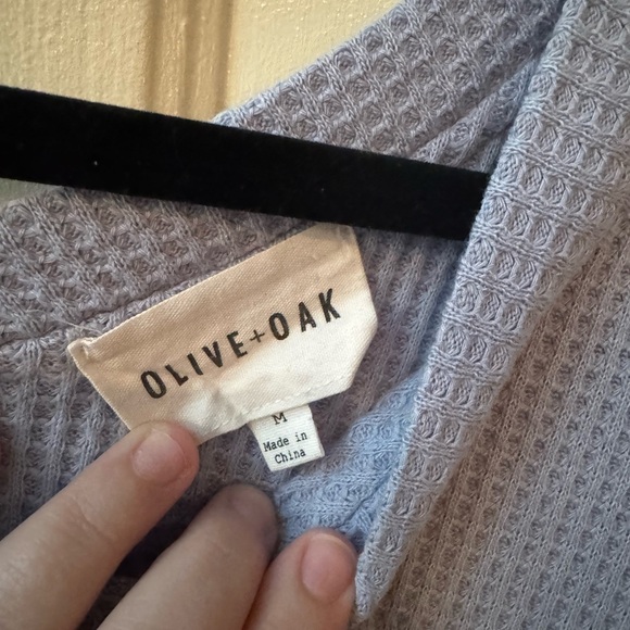 Olive & Oak Soft Blue Knit Top - Picture 2 of 3